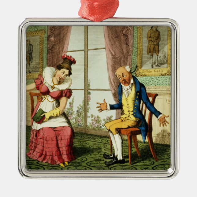 Der Expostulation, Kneipe. durch G. Humphrey, 1821 Silbernes Ornament (Vorne)