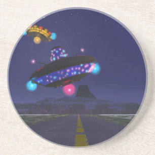 Der Extraterestrial Landstraßen-Untersetzer Untersetzer