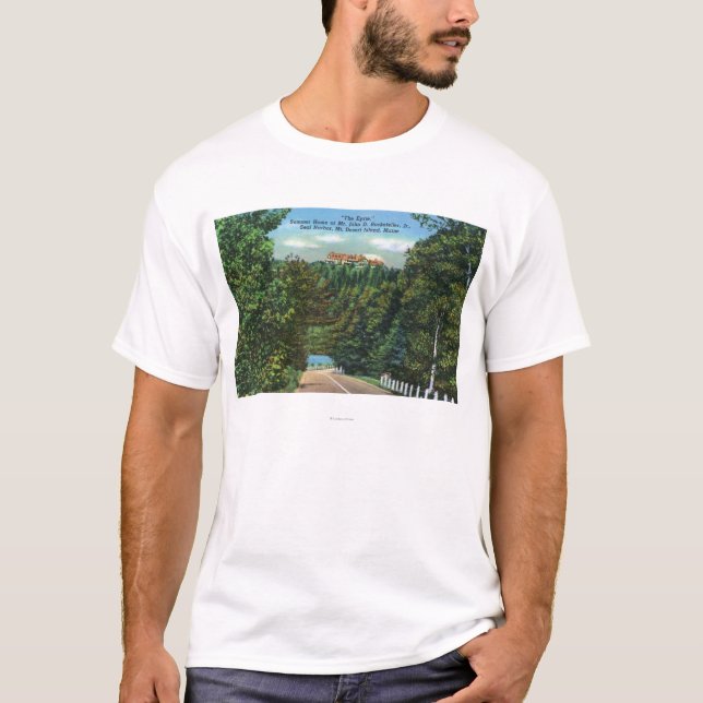 Der Eyrie, John D Rockefeller Jr-Zuhause T-Shirt (Vorderseite)