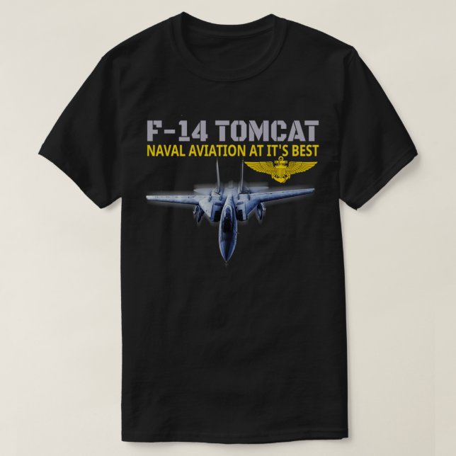 Der F14 Tomcat in Aktion T-Shirt (Design vorne)