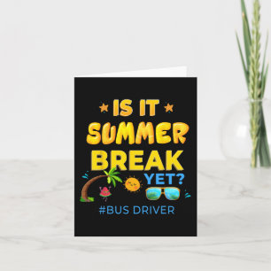 Der Fahrer ist die Sommerpause noch am letzten Sch Karte