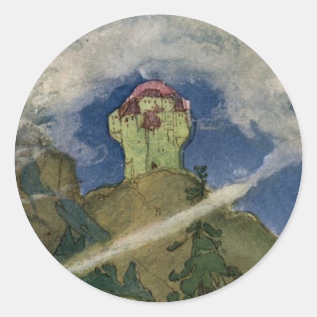 Der Fairies-Aufkleber Runder Aufkleber (Vorderseite)