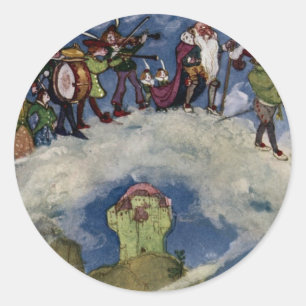 Der Fairies-Aufkleber Runder Aufkleber