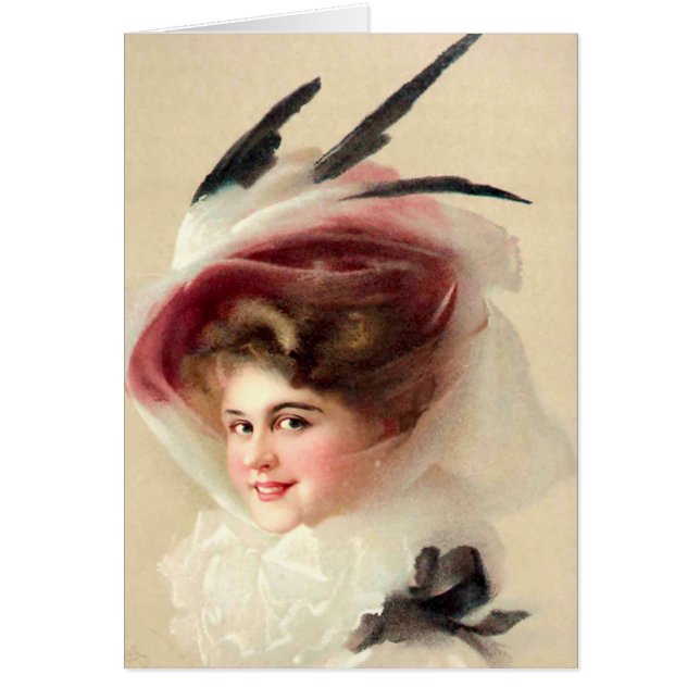 Der Falke mit Federn versehene Hut (Vorne)