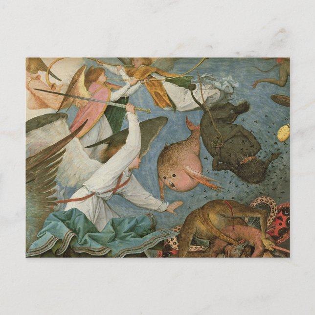 Der Fall der Engel der Rebellen, 1562 Postkarte (Vorderseite)