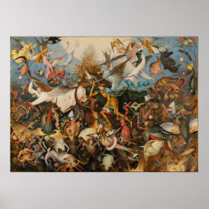 Der Fall der Engel der Rebellen - Pieter Bruegel 1 Poster