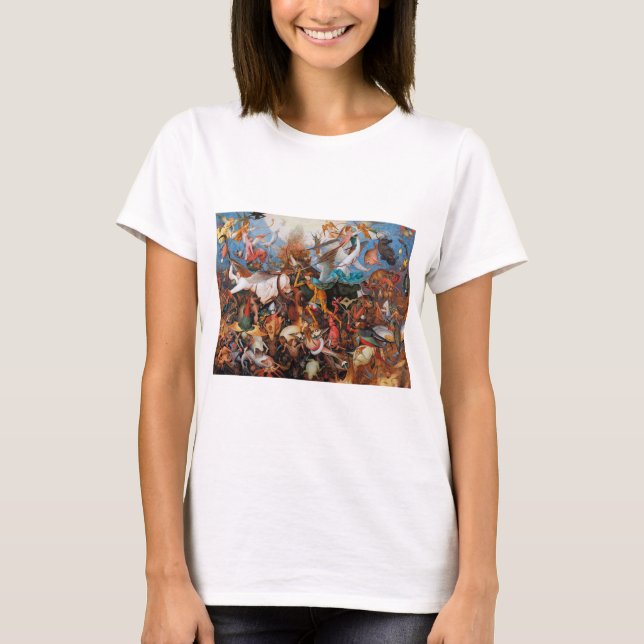Der Fall der Engel der Rebellen, Pieter Bruegel T-Shirt (Vorderseite)