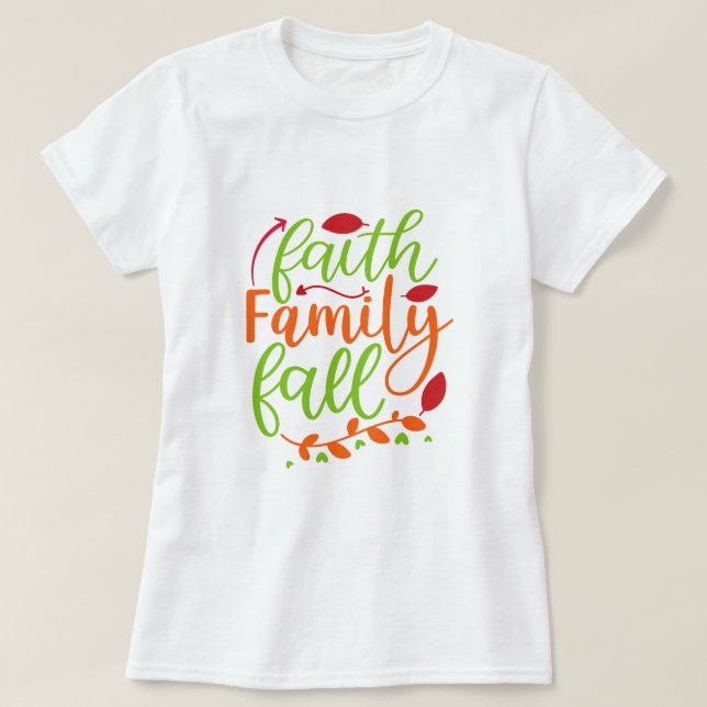 Der Fall der Familie T-Shirt (Design vorne)