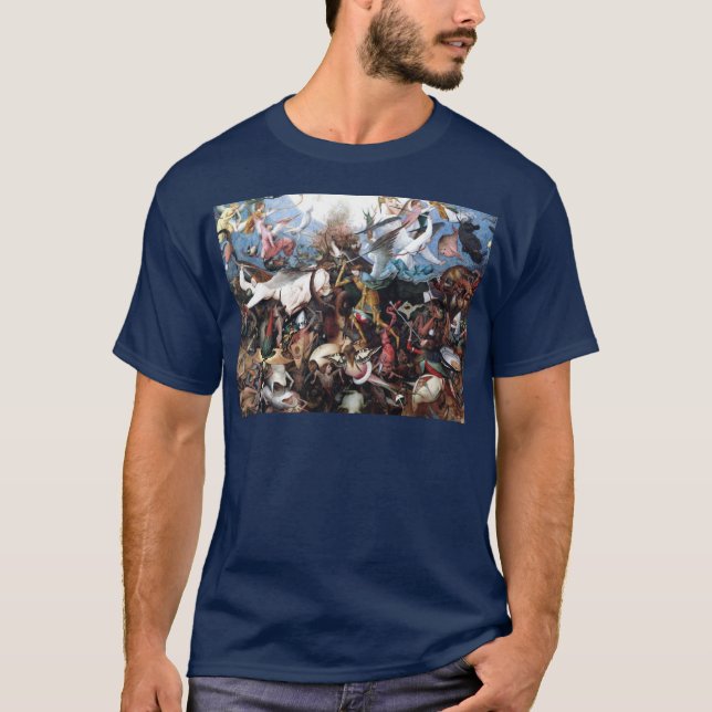 Der Fall der Rebellenengel durch Pieter Bruegel T-Shirt (Vorderseite)