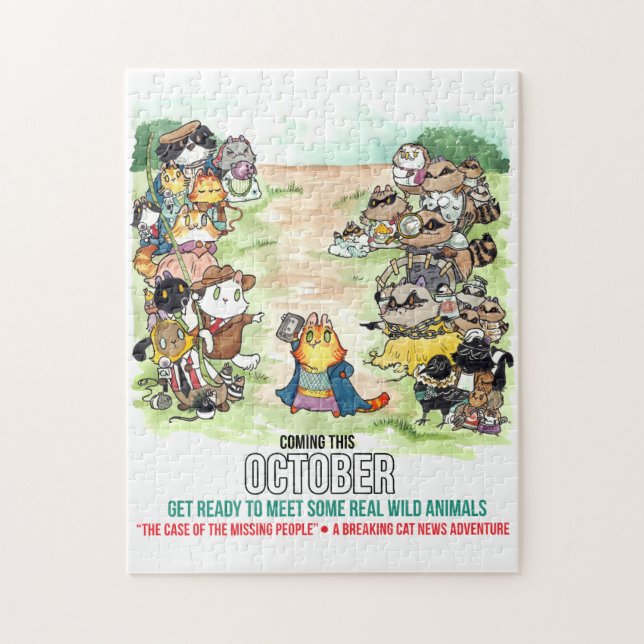 Der Fall der Vermissten Menschen Puzzle (Vertikal)