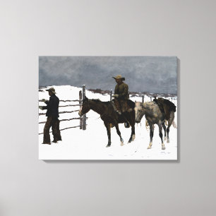 Der Fall des Cowboy 1895 Frederic Remington Leinwanddruck