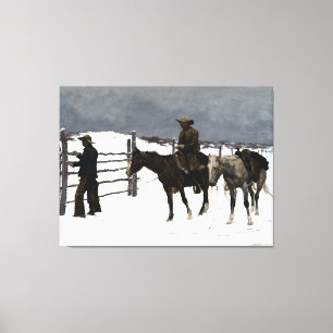 Der Fall des Cowboys 1895 Frederic Remington Leinwanddruck