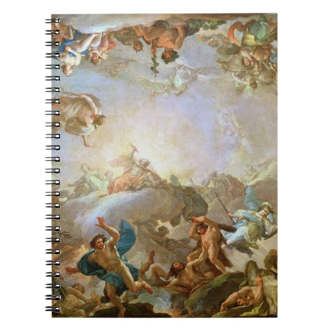 Der Fall des Giants, der Olymp, 1764 belagert (oi Notizblock (Vorderseite)