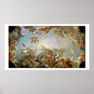 Der Fall des Giants, der Olymp, 1764 belagert (oi Poster