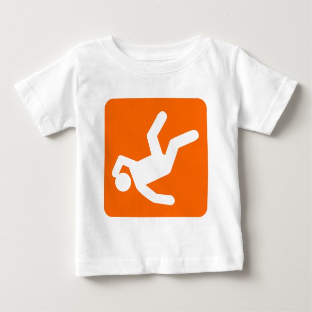 Der Fall des Menschen - Baby T-shirt (Vorderseite)