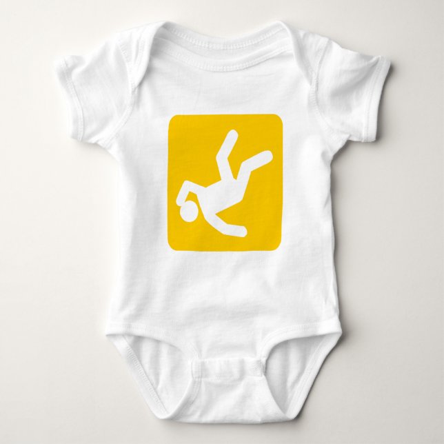 Der Fall des Menschen - Bernstein Baby Strampler (Vorderseite)