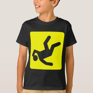 Der Fall des Menschen - gelb T-Shirt