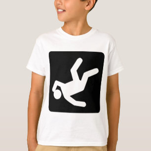 Der Fall des Menschen - schwarz T-Shirt