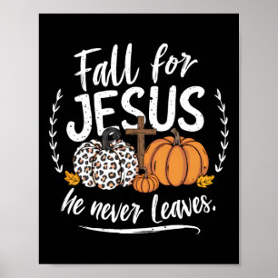Der Fall für Jesus Verlasse er nie Christlichen He Poster