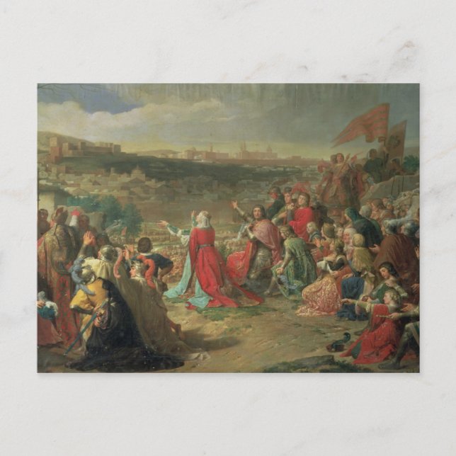 Der Fall Granadas 1492, 1890 Postkarte (Vorderseite)