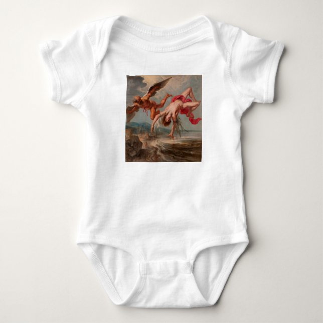 Der Fall Ikarus (von Jakob Peter Gowy) Baby Strampler (Vorderseite)