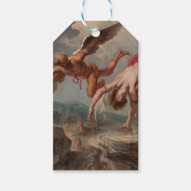 Der Fall Ikarus (von Jakob Peter Gowy) Geschenkanhänger (Vorderseite)