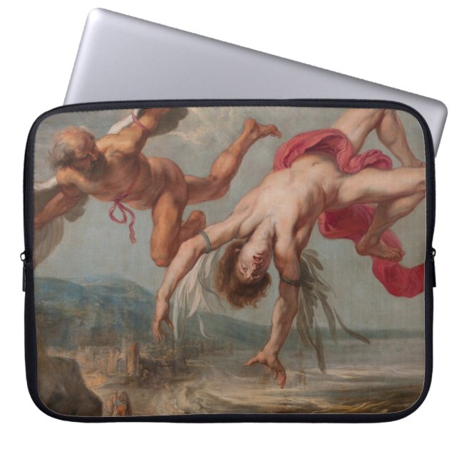 Der Fall Ikarus (von Jakob Peter Gowy) Laptopschutzhülle (Vorderseite)
