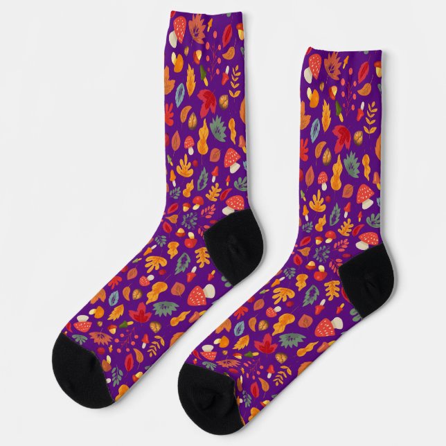 Der Fall ist auf den Füßen Socken (Linkes Detail)