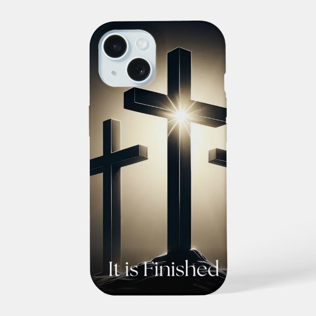 Der Fall ist beendet. iPhone 15 Hülle (Rückseite)