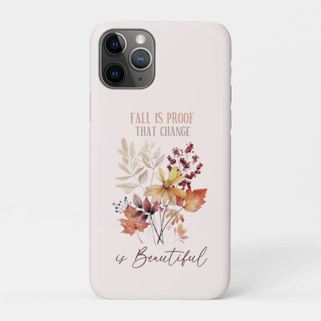 Der Fall ist ein Beweis dafür, dass der Wandel wun Case-Mate iPhone Hülle (Rückseite)
