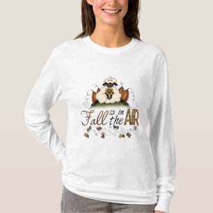"Der Fall ist in der Luft" Herbstschäfchen Langsch T-Shirt
