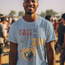 Der Fall ist in Luft mit schwindendem Raccoon