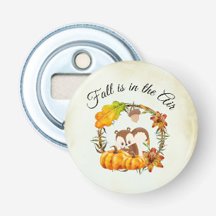 Der Fall liegt in der Lufttypografie mit Eichhörnc Flaschenöffner