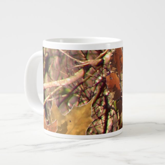 Der Fall-Natur-Camouflage-Tarnungs-Malerei des Jumbo-Tasse (Vorderseite Links)