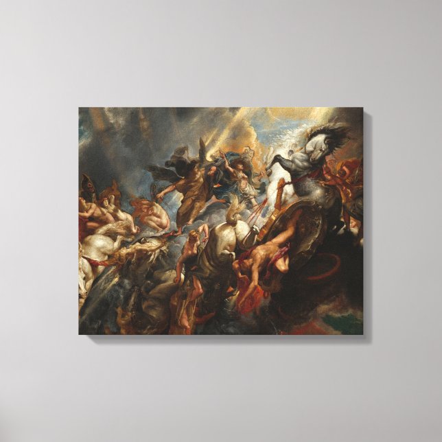 Der Fall Phaetons durch Peter Paul Rubens (1605) Leinwanddruck (Vorderseite)