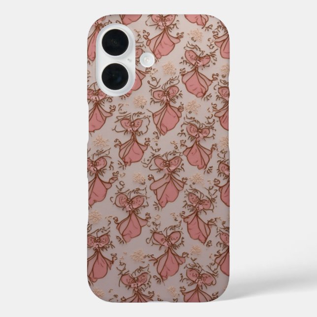 Der Fall Pink Iphone16 Case-Mate iPhone Hülle (Rückseite)