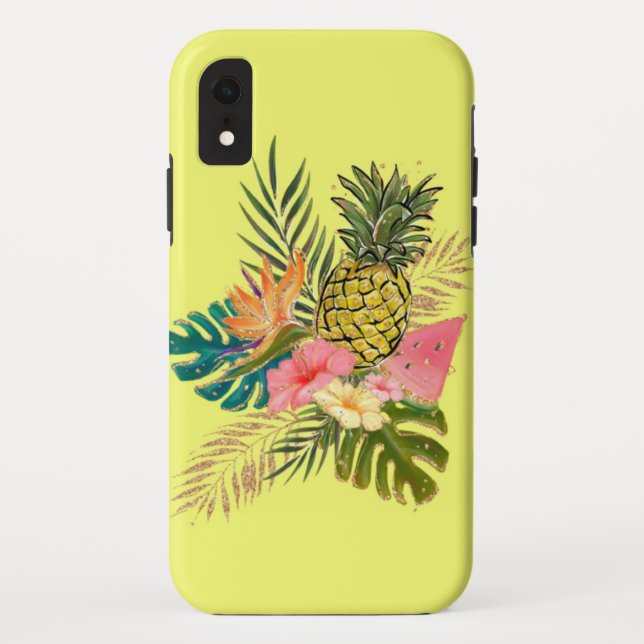 Der Fall Tropics Case-Mate iPhone Case-Mate iPhone Hülle (Rückseite)