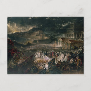 Der Fall von Nineveh Postkarte