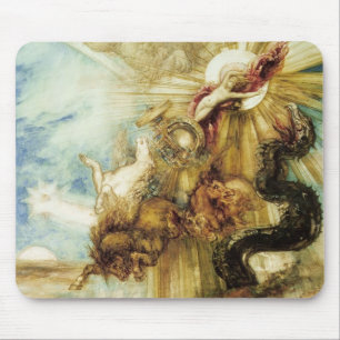 Der Fall von Phaethon (w/c auf Papier) Mousepad