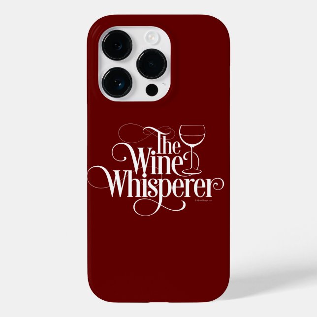 Der Fall "Wine Whisperer Case-Mate" für das iPhone Case-Mate iPhone Hülle (Rückseite)