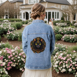Der Familiäre Throne Jeansjacke