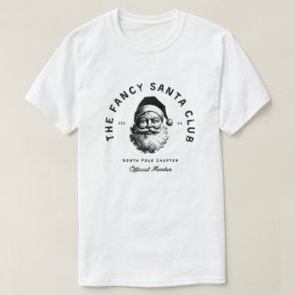 „Der Fancy Santa Club“ - Weihnachts-Kunstposter T-Shirt