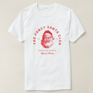 „Der Fancy Santa Club“ - Weihnachts-Kunstposter T-Shirt
