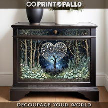 Der Fantasiebaum der Liebe im verzauberten Garten