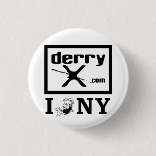 Der fantastische I derryX NY Knopf Button