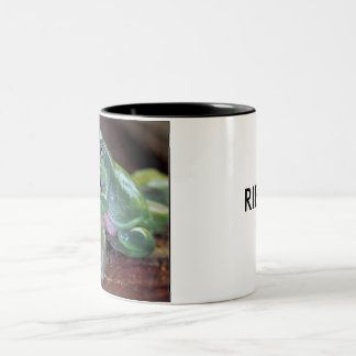 Der fantastische pummelig Frosch Zweifarbige Tasse