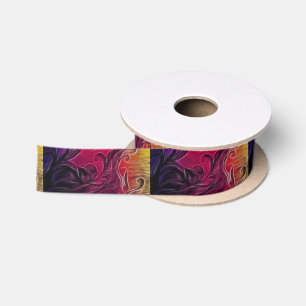 Der farbenfrohe Garten Satinband