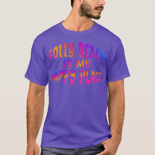 Der farbenfrohe, schmutzige Strand ist mein glückl T-Shirt