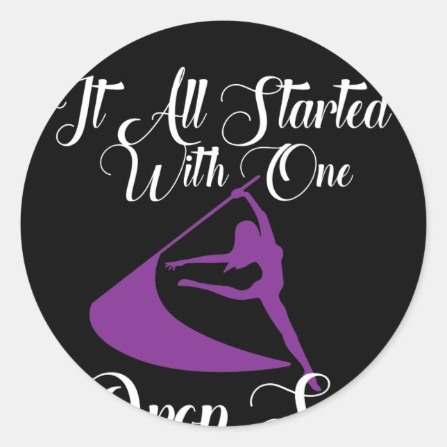 Der Farbschutz startete mit einer Spin-Spin Runder Aufkleber (Vorderseite)