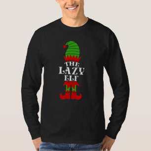Der faule Elf Weihnachten passende Familie Mitarbe T-Shirt